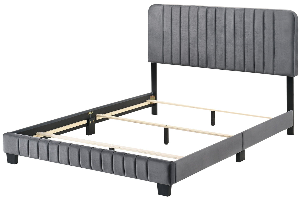 Channel Tufted Bed by Unique Piece Furniture