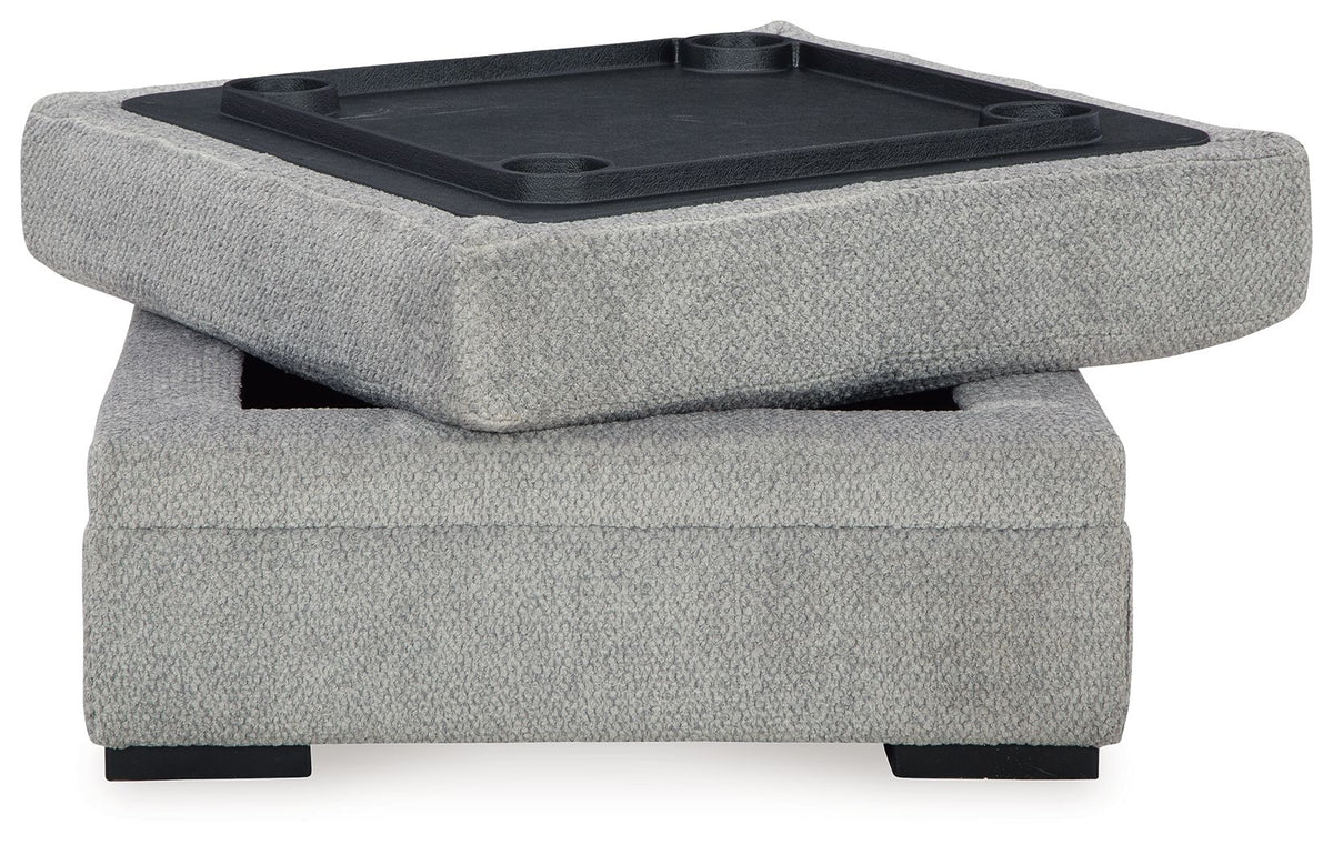 Casselbury - Ottoman With Storage - Cement by Unique Piece Furniture
