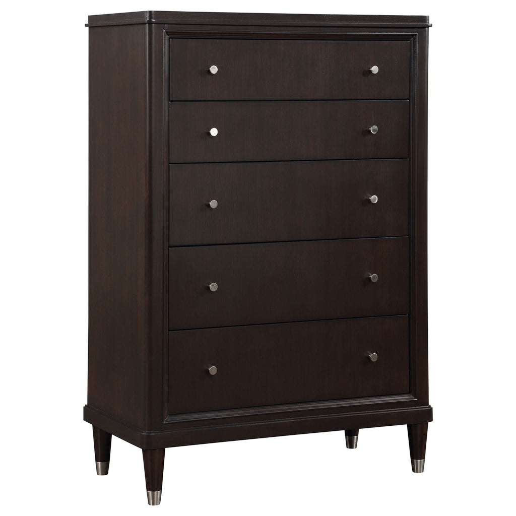 Emberlyn 5-drawer Bedroom Chest Brown by Unique Piece Furniture