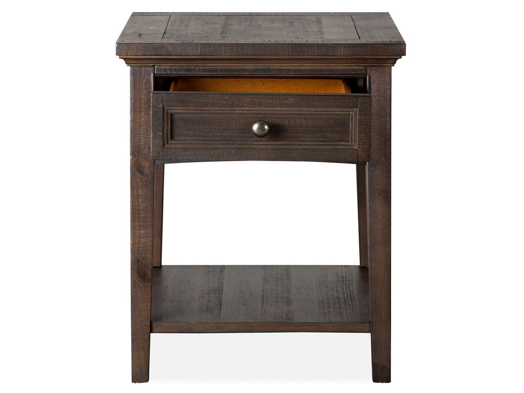 Westley Falls - Rectangular End Table - Graphite by Unique Piece Furniture