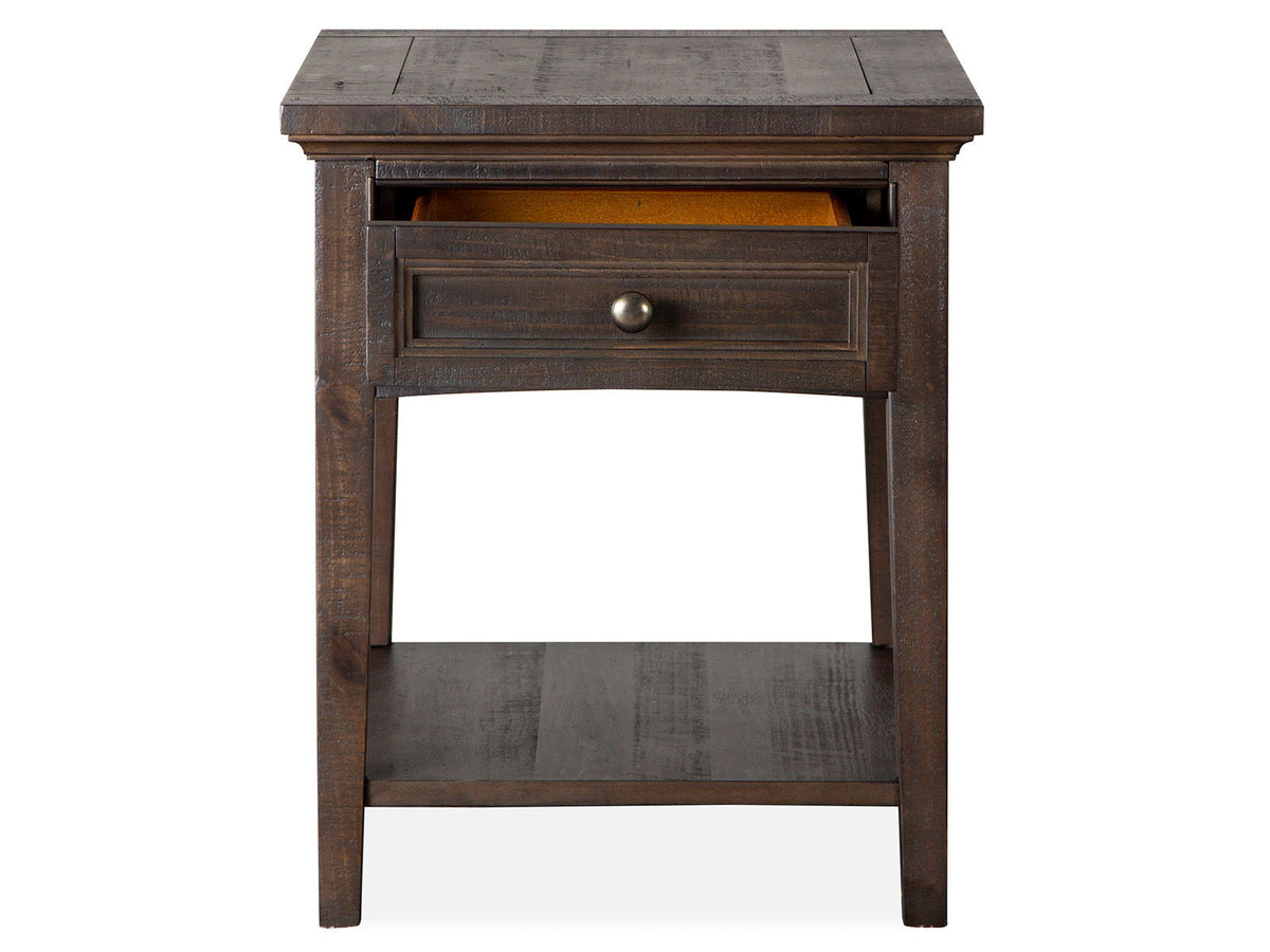 Westley Falls - Rectangular End Table - Graphite by Unique Piece Furniture