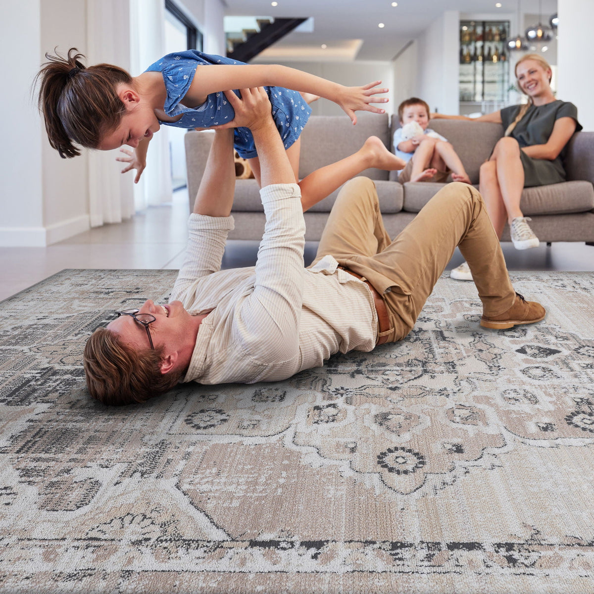 Payas - Medallion Area Rug by Unique Piece Furniture