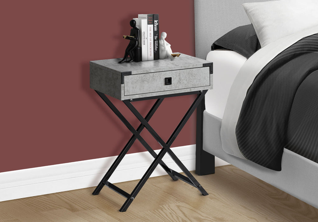 Accent Side Table, Storage Drawer, Stylish Design Contemporary & Modern by Unique Piece Furniture