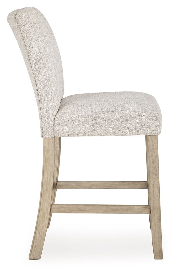 Larawyn - Upholstered Barstool (Set of 2) - Bisque by Unique Piece Furniture