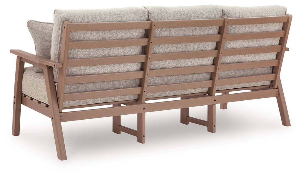 Grover Beach - Sofa With Cushion - Driftwood by Unique Piece Furniture