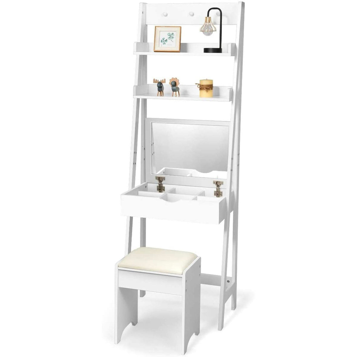 3 In 1 Vanity Table With Flip Top Mirror Makeup Desk by ShipItFurniture