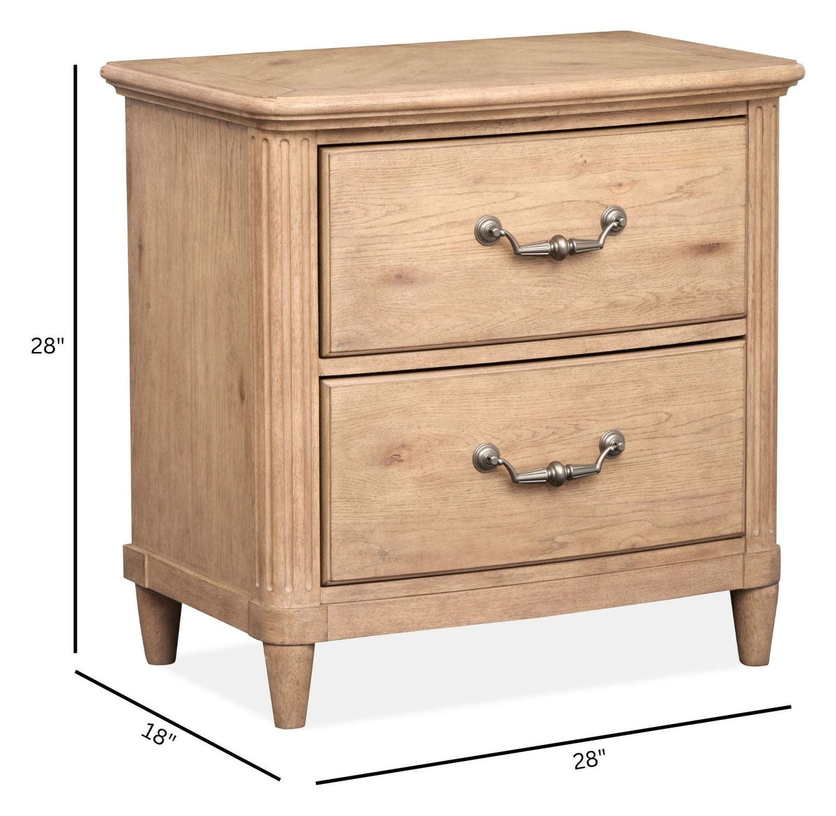Harmony Heights - Drawer Nightstand - Belgium Wheat by Unique Piece Furniture