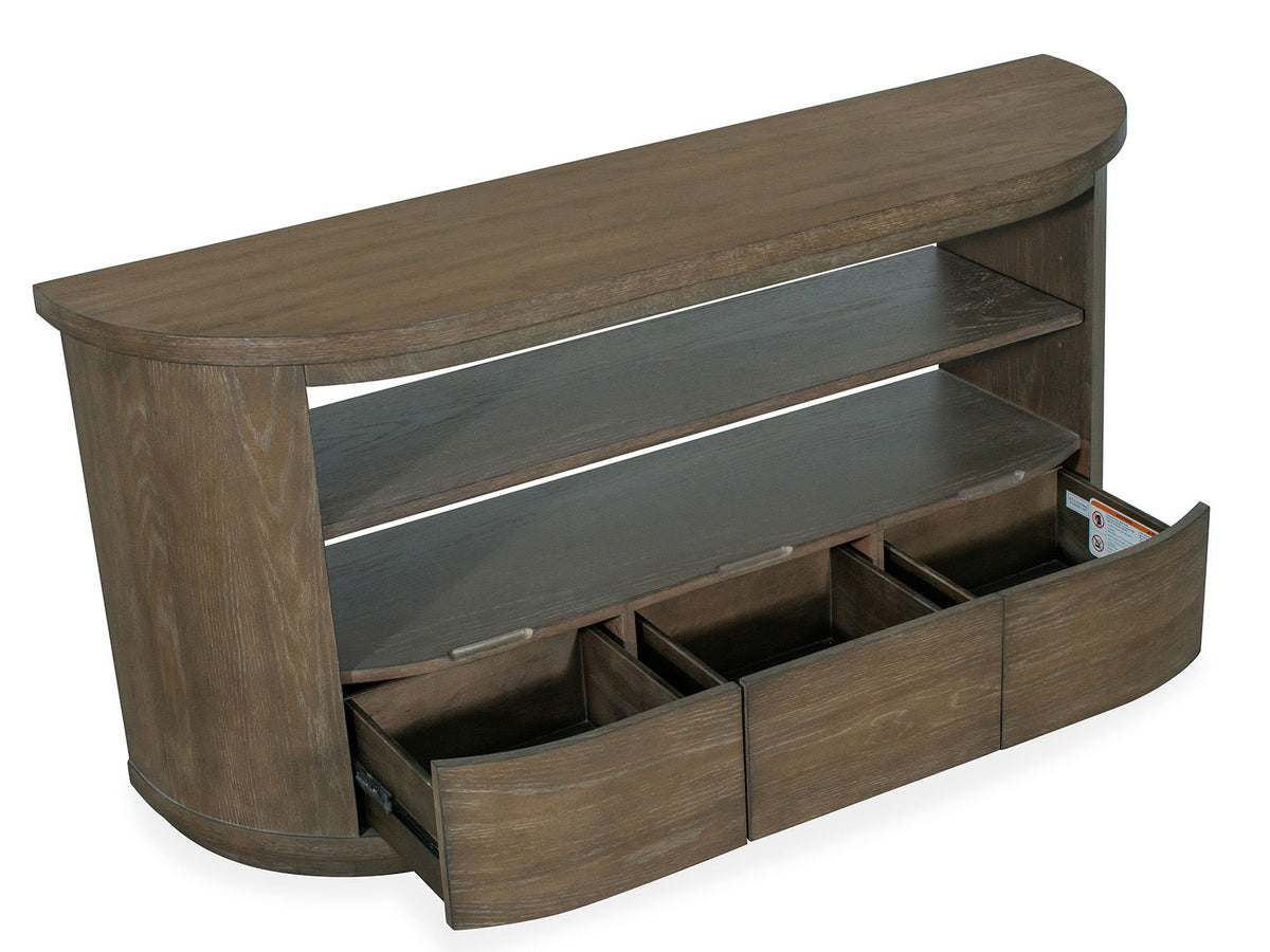 Bosley - Demilune Sofa Table - Porpoise by Unique Piece Furniture
