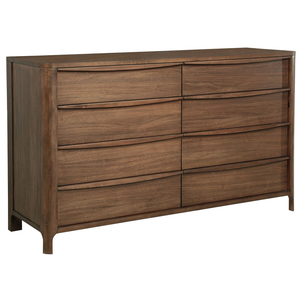 Maderia 8-drawer Dresser Cabinet Walnut by Unique Piece Furniture