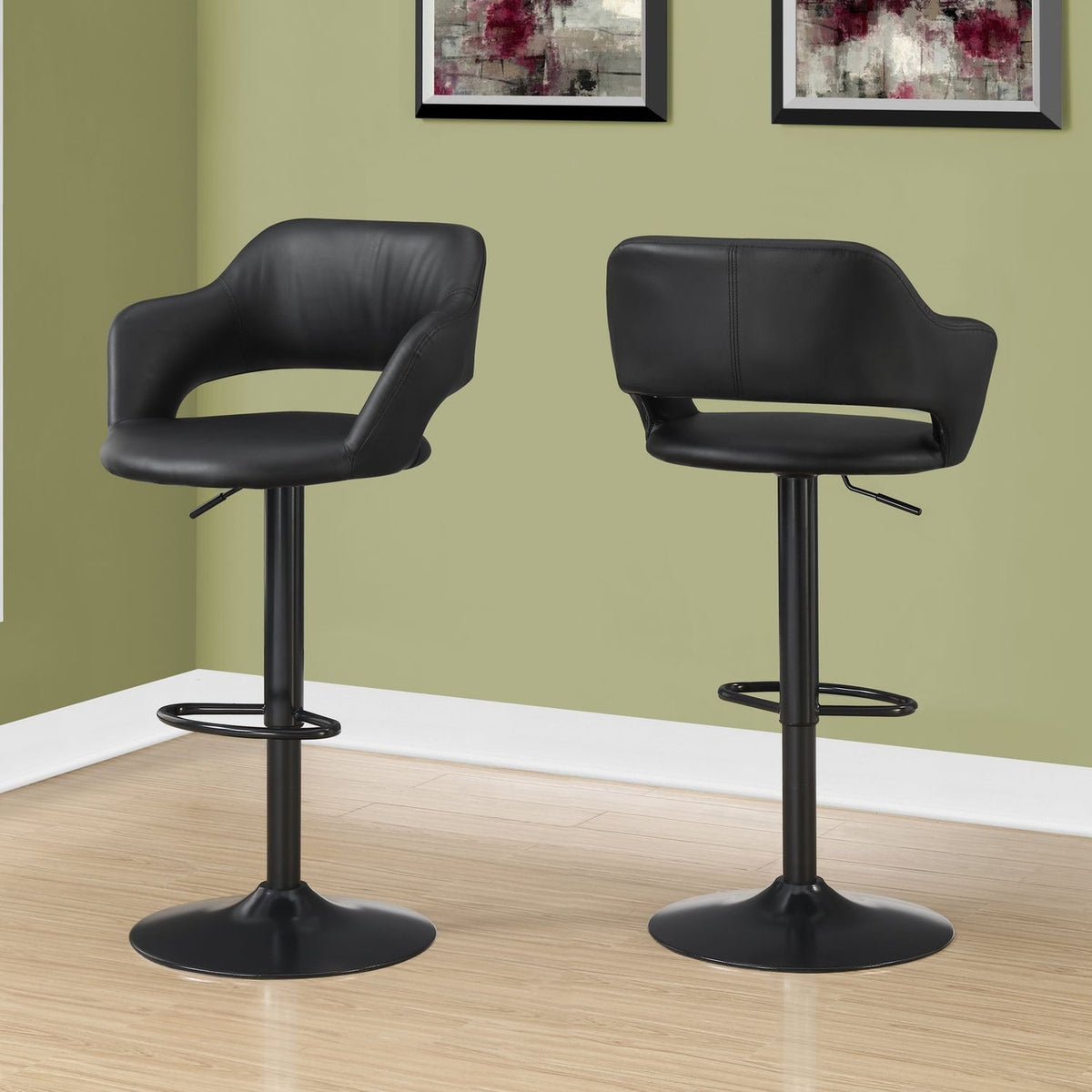 Swivel Stool Bar Height, Adjustable Versatile Seating, Contemporary & Modern by Unique Piece Furniture