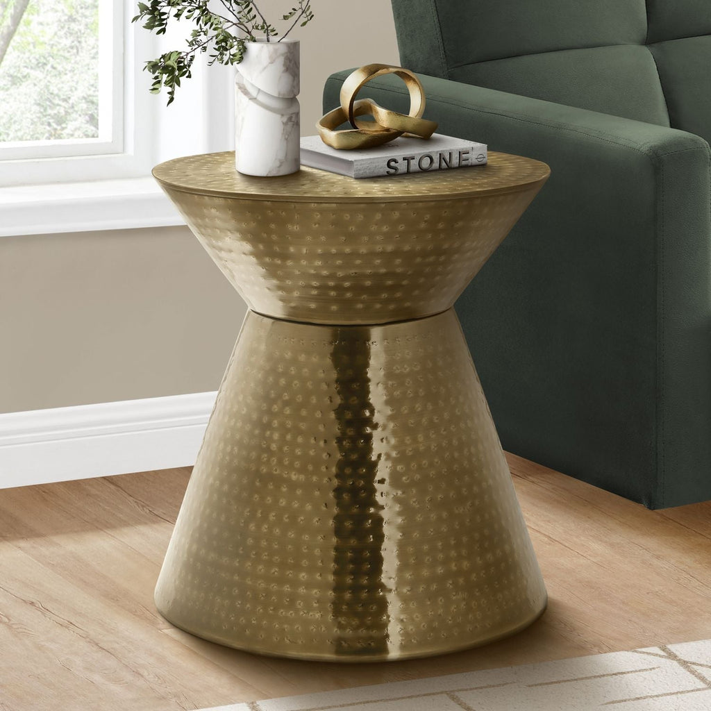 Drum Accent Side Table, Contemporary & Modern Elegant Design by Unique Piece Furniture