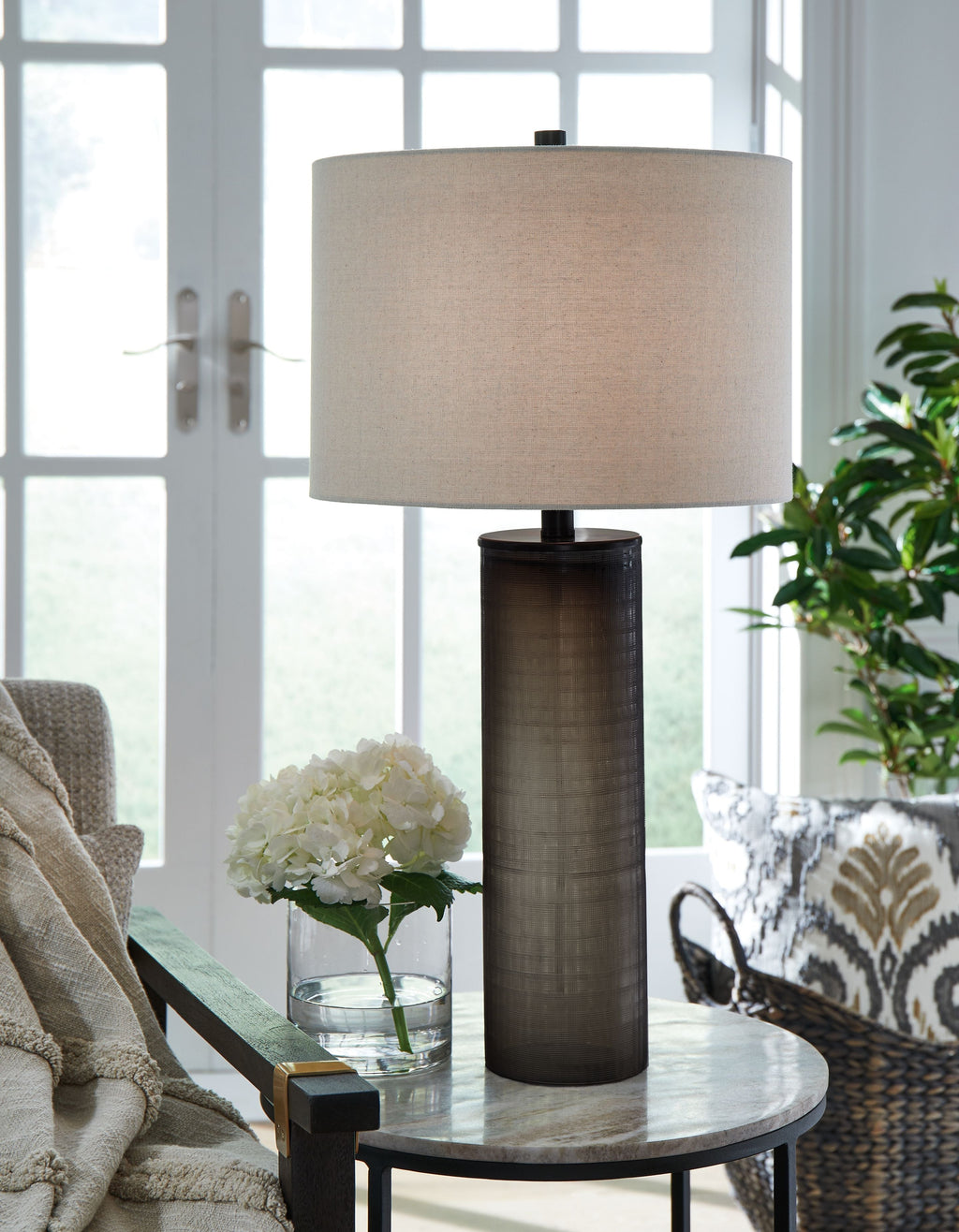 Dingerly - Glass Table Lamp - Brown by Unique Piece Furniture