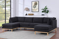 Hallie - Wide Sherpa Double Chaise U-Shape Sectional Sofa by Unique Piece Furniture