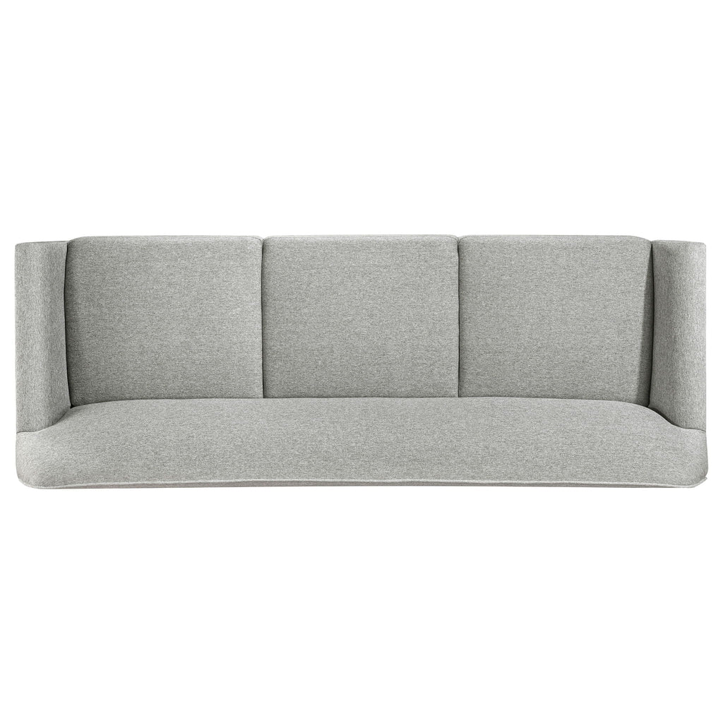 Vaughn 3-piece Fabric Upholstered Flared Arm Sofa Set Grey by Unique Piece Furniture