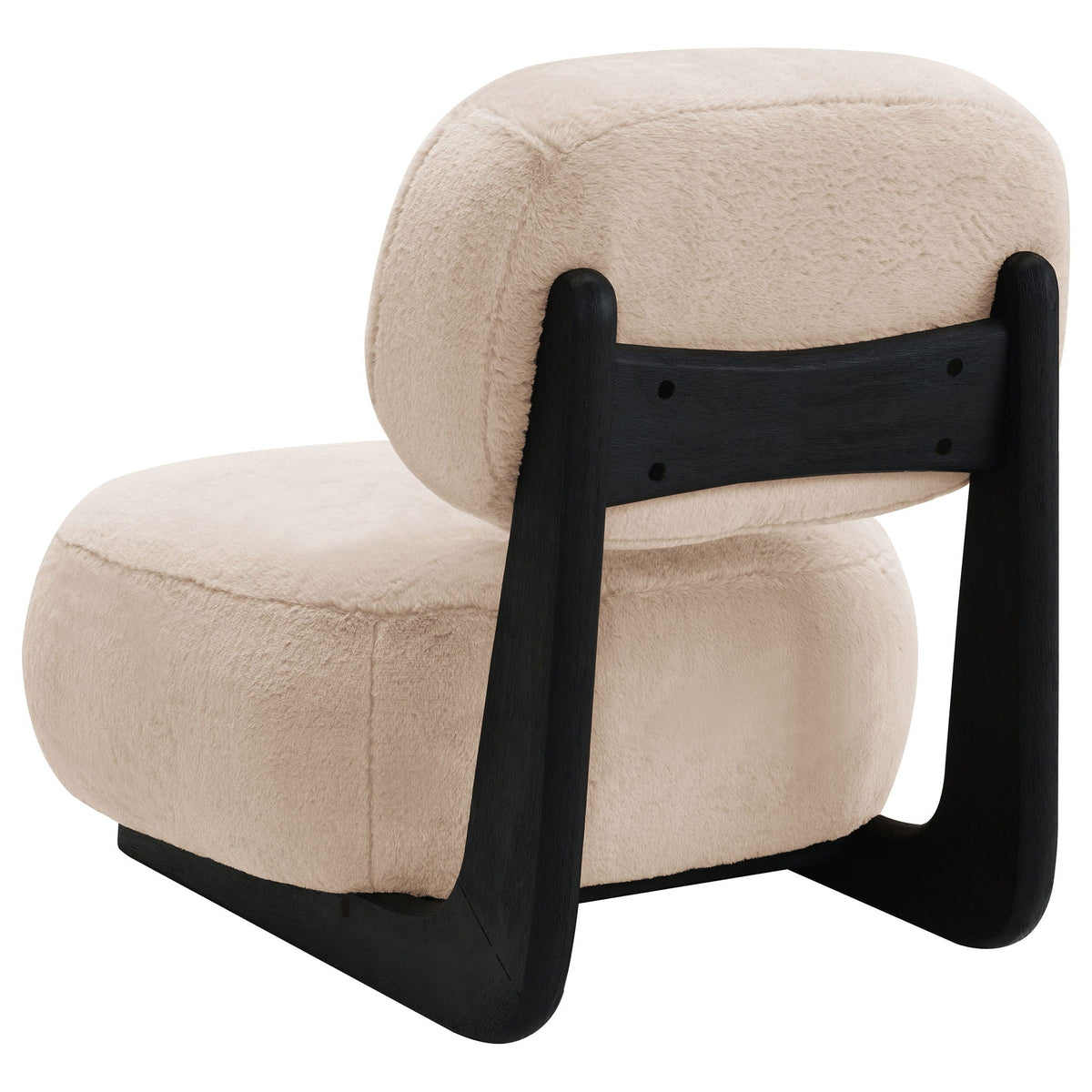 Duffie Upholstered Armless Accent Chair Camel by Unique Piece Furniture