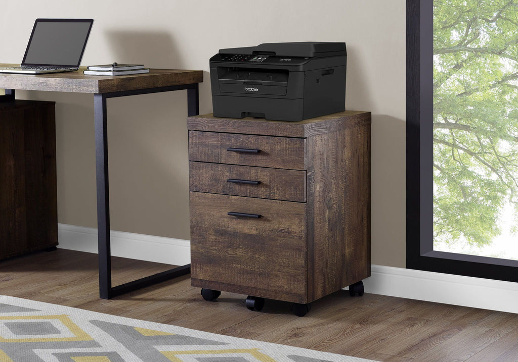 File Cabinet Rolling Mobile Storage Drawers Printer Stand For Office by Unique Piece Furniture