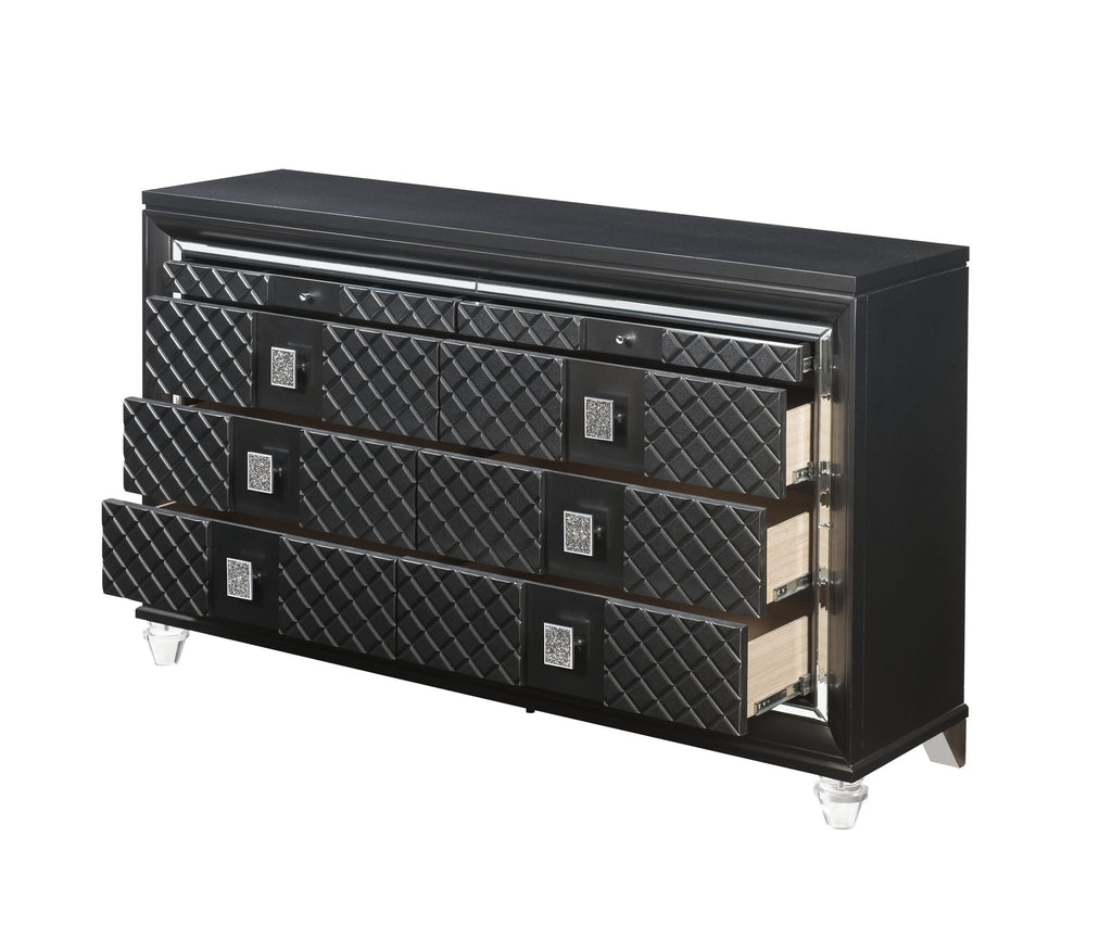 Sawyer - Metallic Dresser - Gray by Unique Piece Furniture