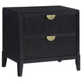 Brookmead 2-drawer Nightstand Black by Unique Piece Furniture