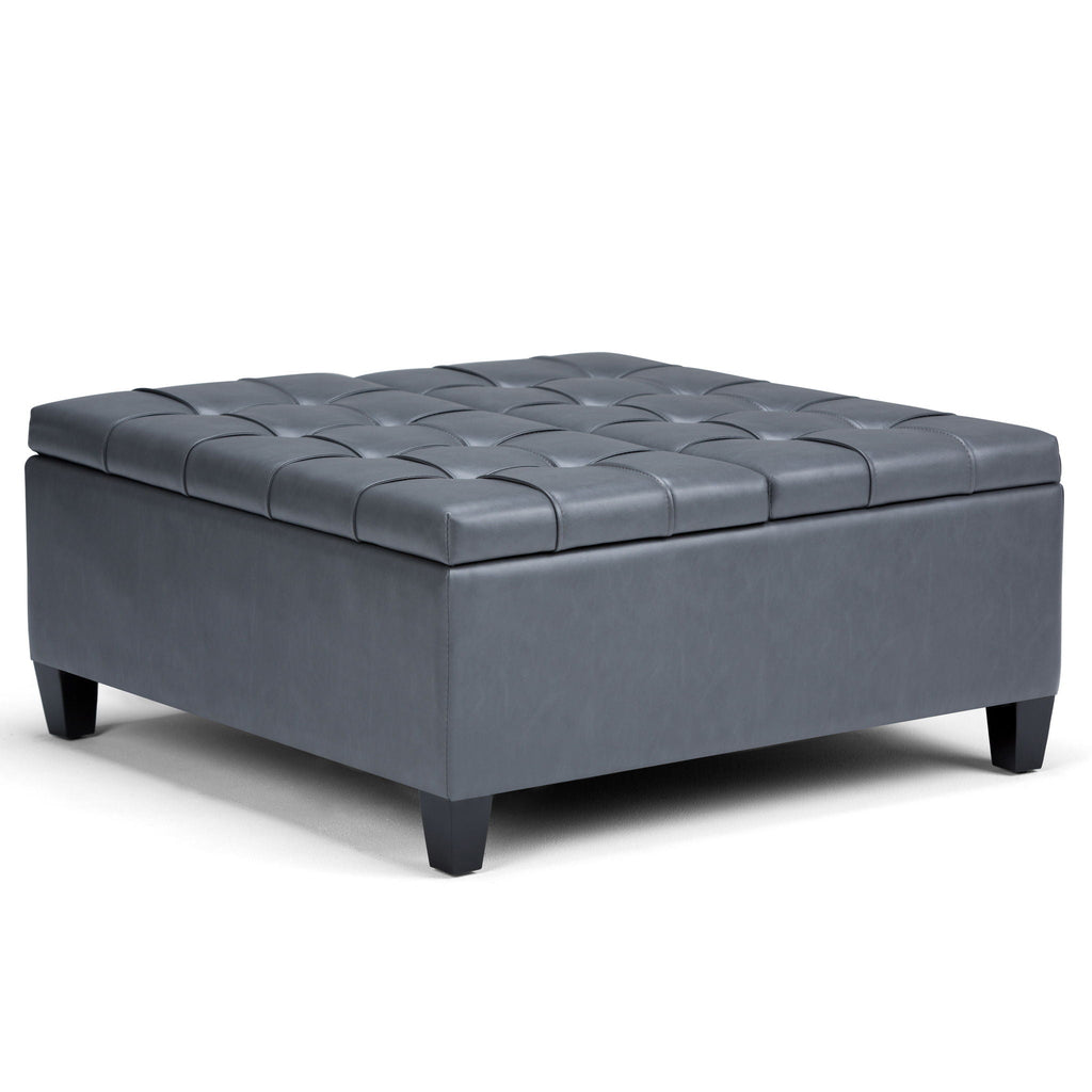Harrison - Upholstered Coffee Table Storage Ottoman by Unique Piece Furniture