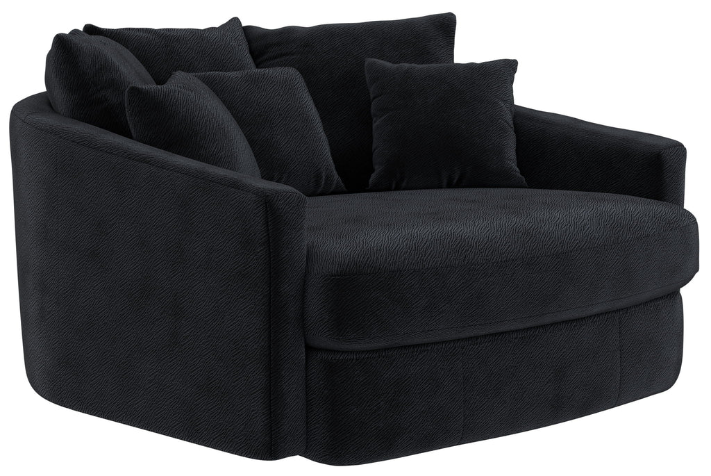 Matty - Round Accent Cuddle Chaise by Unique Piece Furniture
