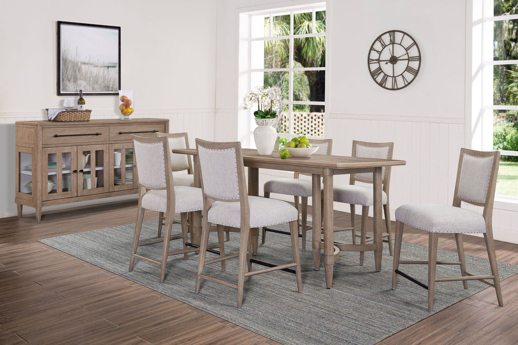 Counter Height Dining Table Colored - Sand by Unique Piece Furniture