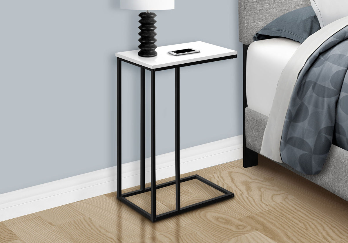 Accent Table, C - Shaped, Space-Saving Functionality by Unique Piece Furniture