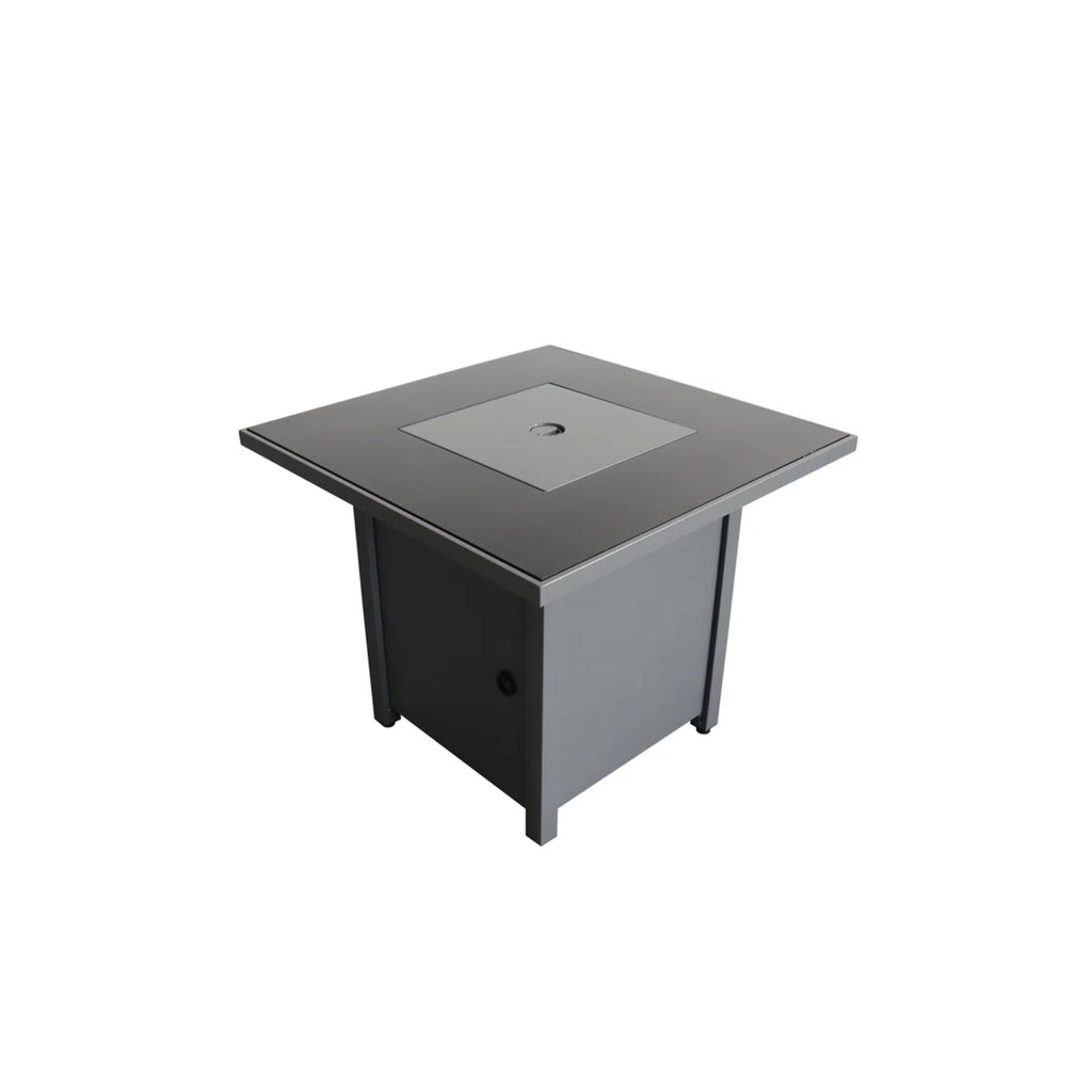Outdoor Fire Pit Table With Lid High-Quality Materials - Gray by Unique Piece Furniture