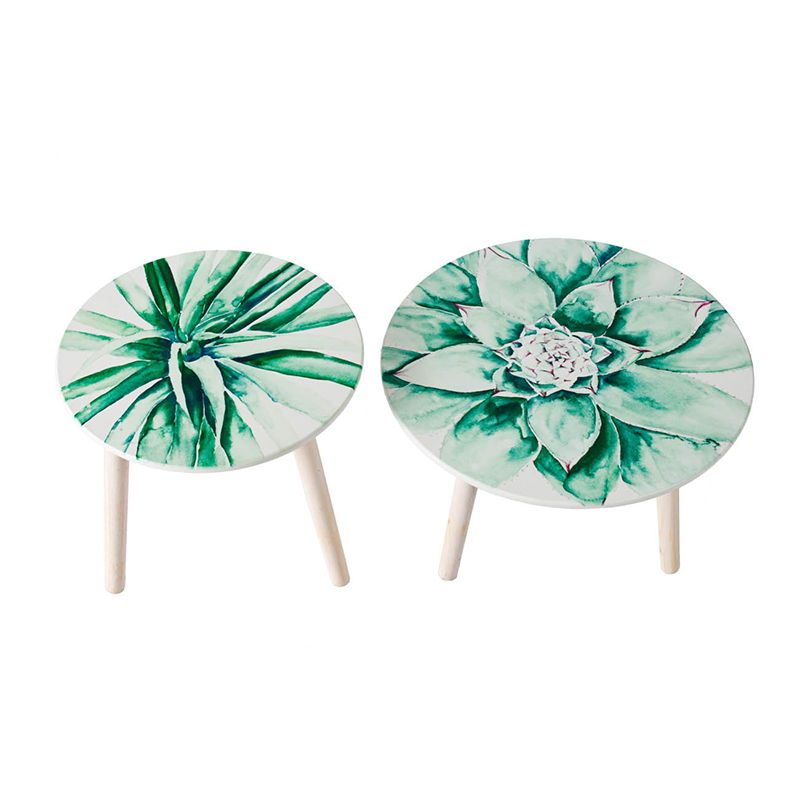 Nature-Inspired Side Tables (Set of 2) by Unique Piece Furniture