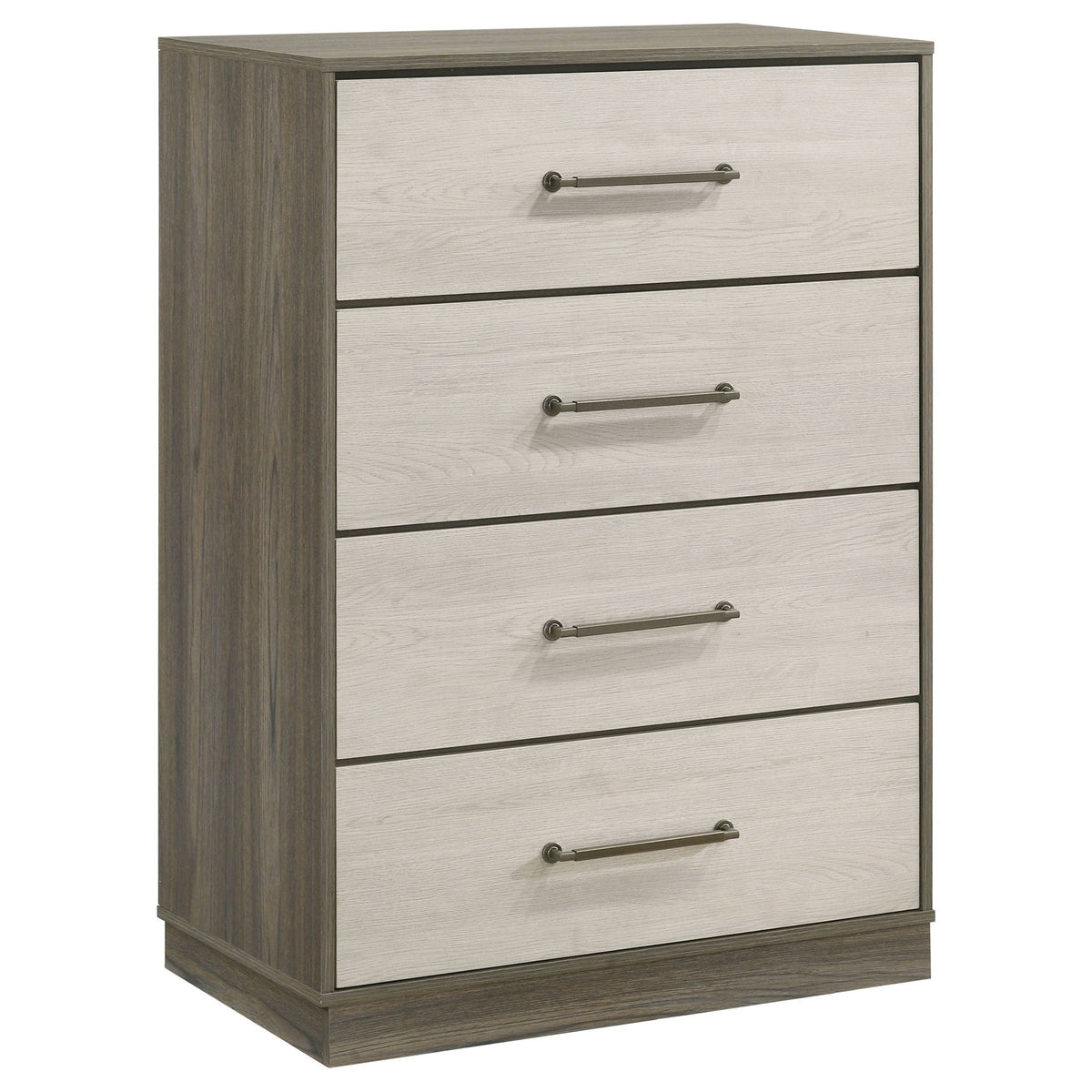 Fenwick 4-drawer Chest of Drawers Grey Oak by Unique Piece Furniture