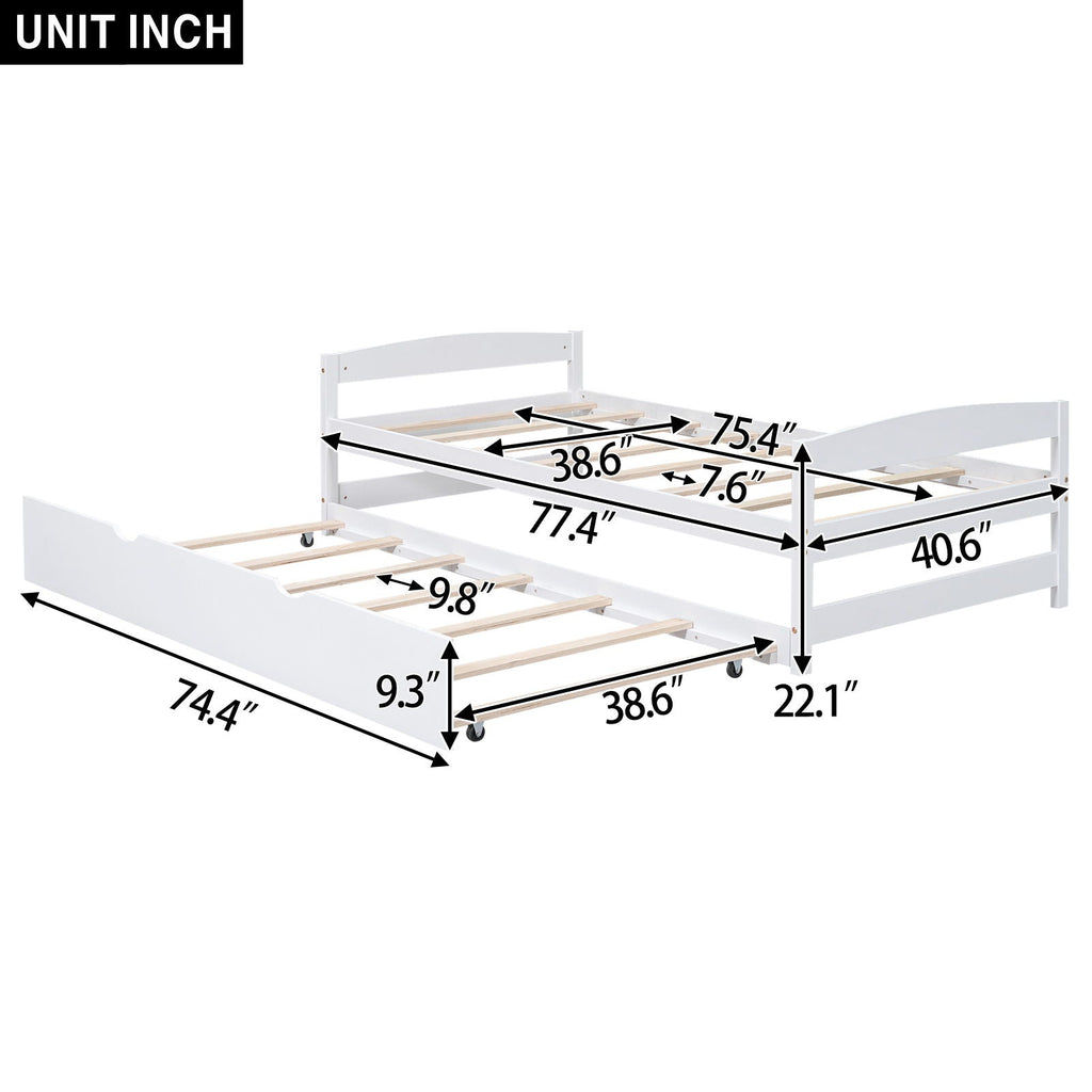 Platform Bed With Trundle by Unique Piece Furniture