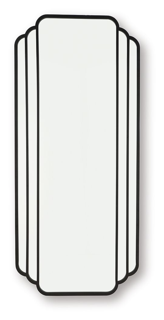Antigone - Floor Mirror - Black by Unique Piece Furniture