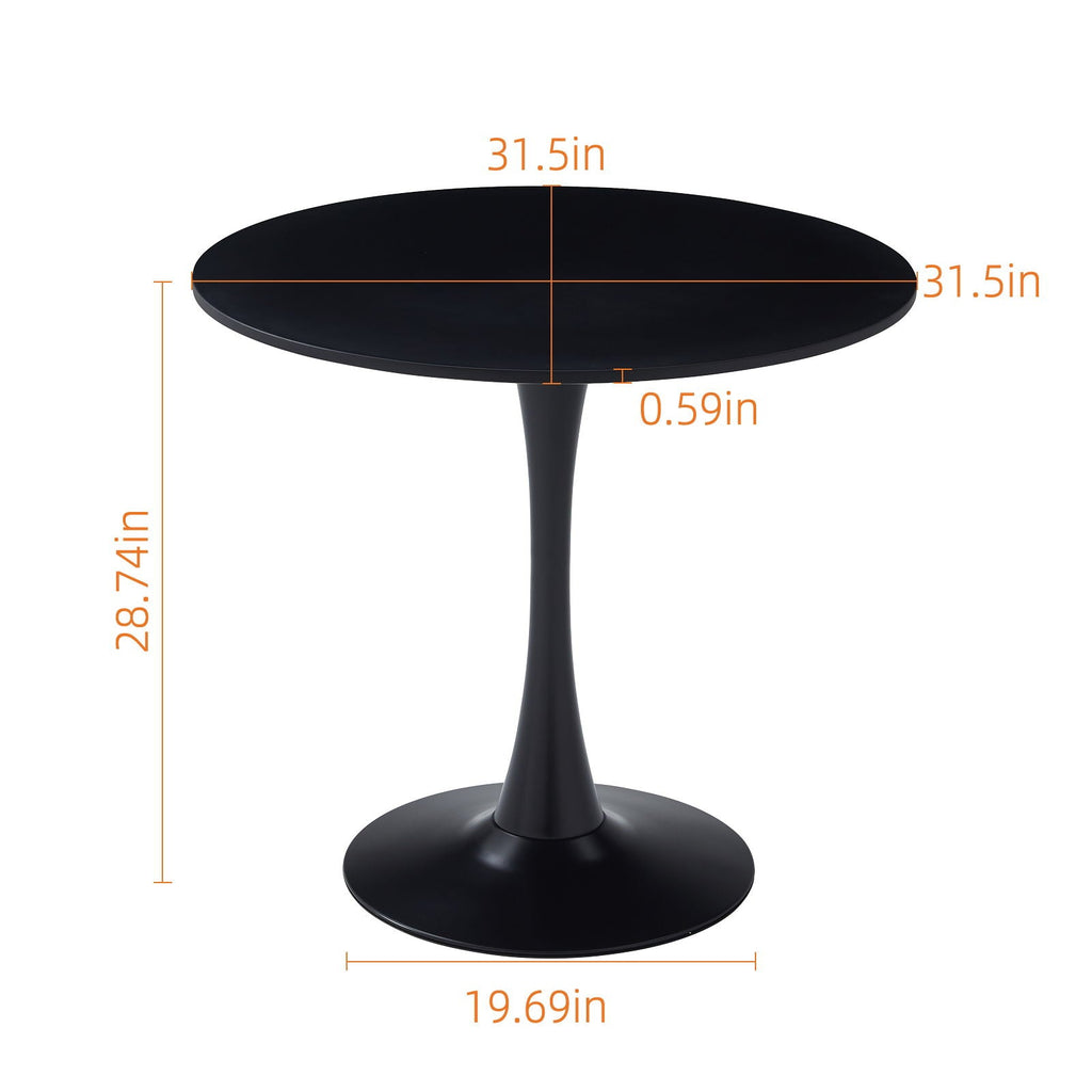 Round Dining Table With Tulip Style Base by Unique Piece Furniture
