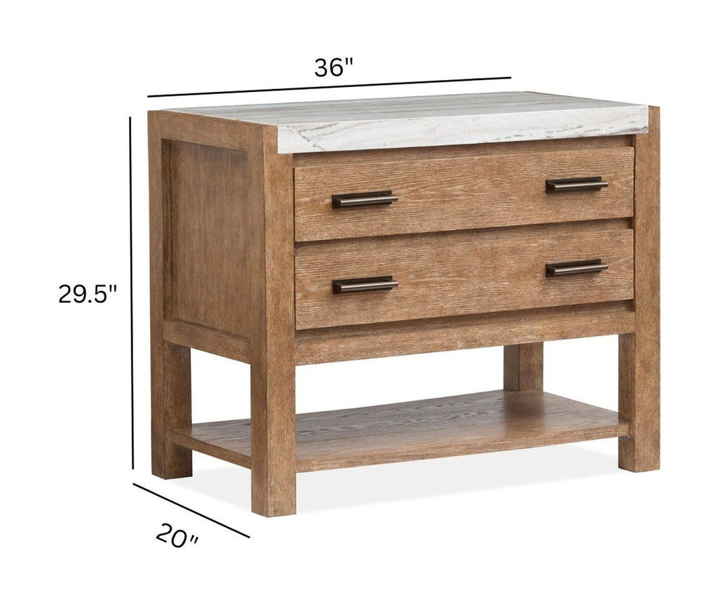 Plum Creek - Open Nightstand by Unique Piece Furniture