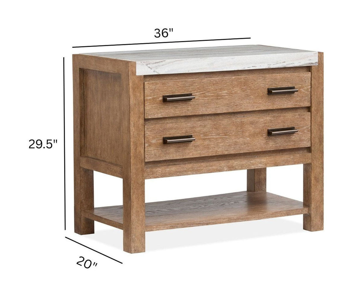 Plum Creek - Open Nightstand by Unique Piece Furniture