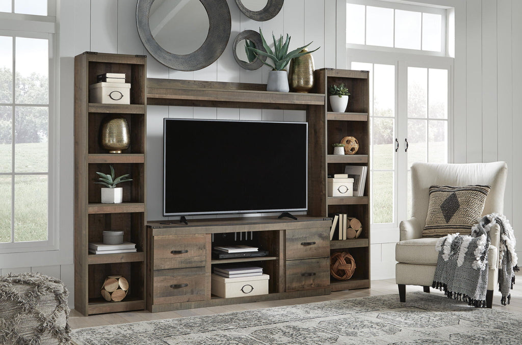 Trinell - 4-Piece Entertainment Center With 60" TV Stand by Unique Piece Furniture
