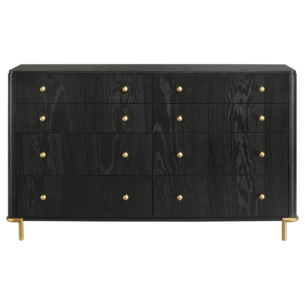 Arini 8-drawer Dresser Black by Unique Piece Furniture