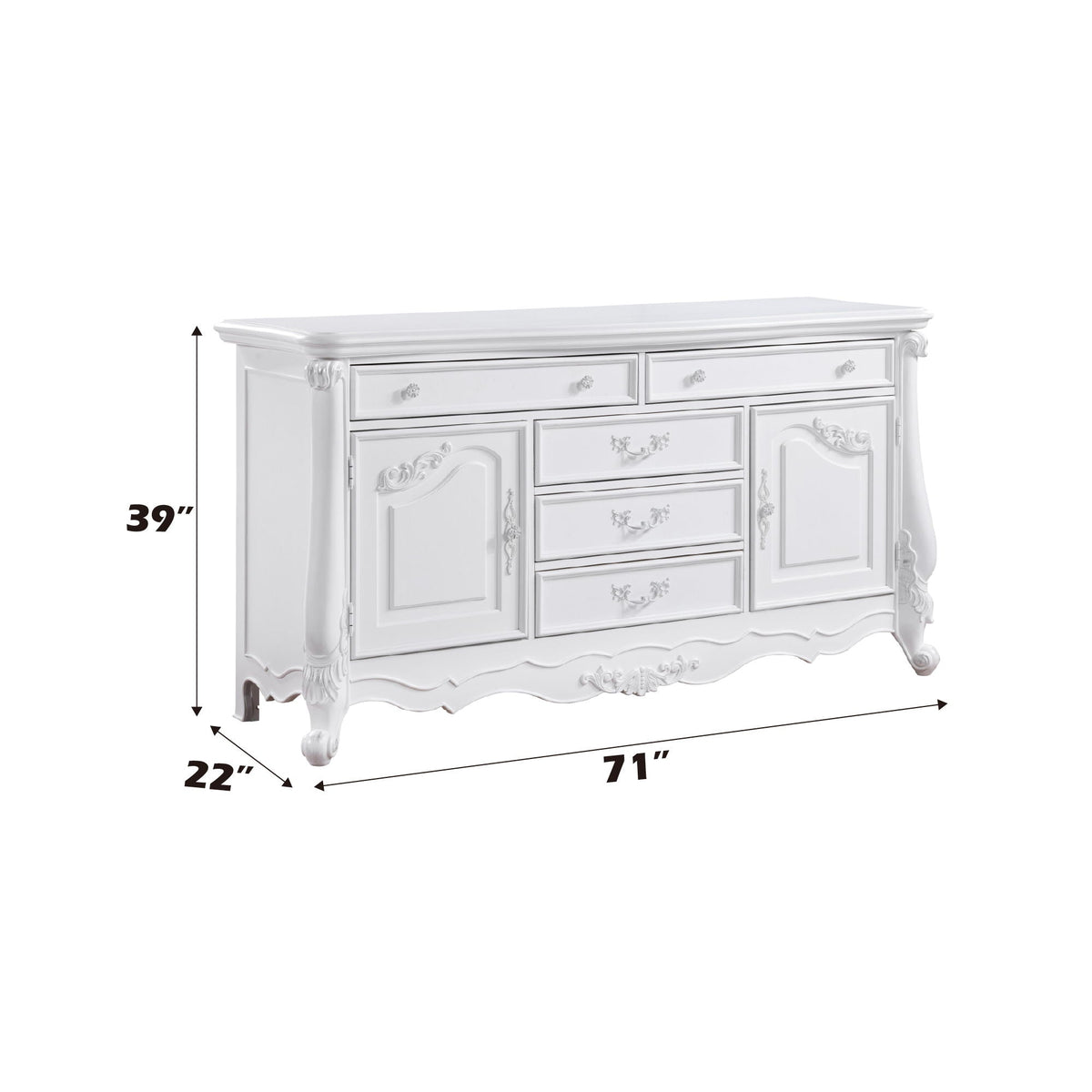 Latisha - Dresser - White by Unique Piece Furniture
