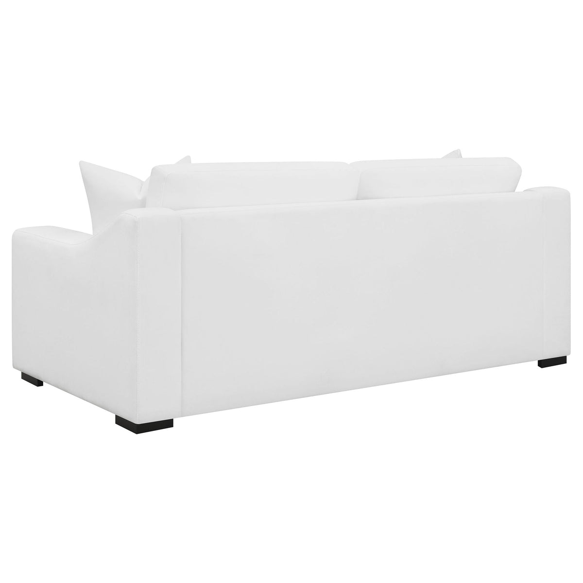Ashlyn Upholstered Sloped Arm Sofa White by Unique Piece Furniture