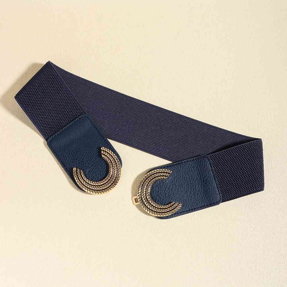 YourBrand Double C Buckle Elastic Belt – Stylish and Versatile Design See size chart under “more details” by The Fashion Celestial