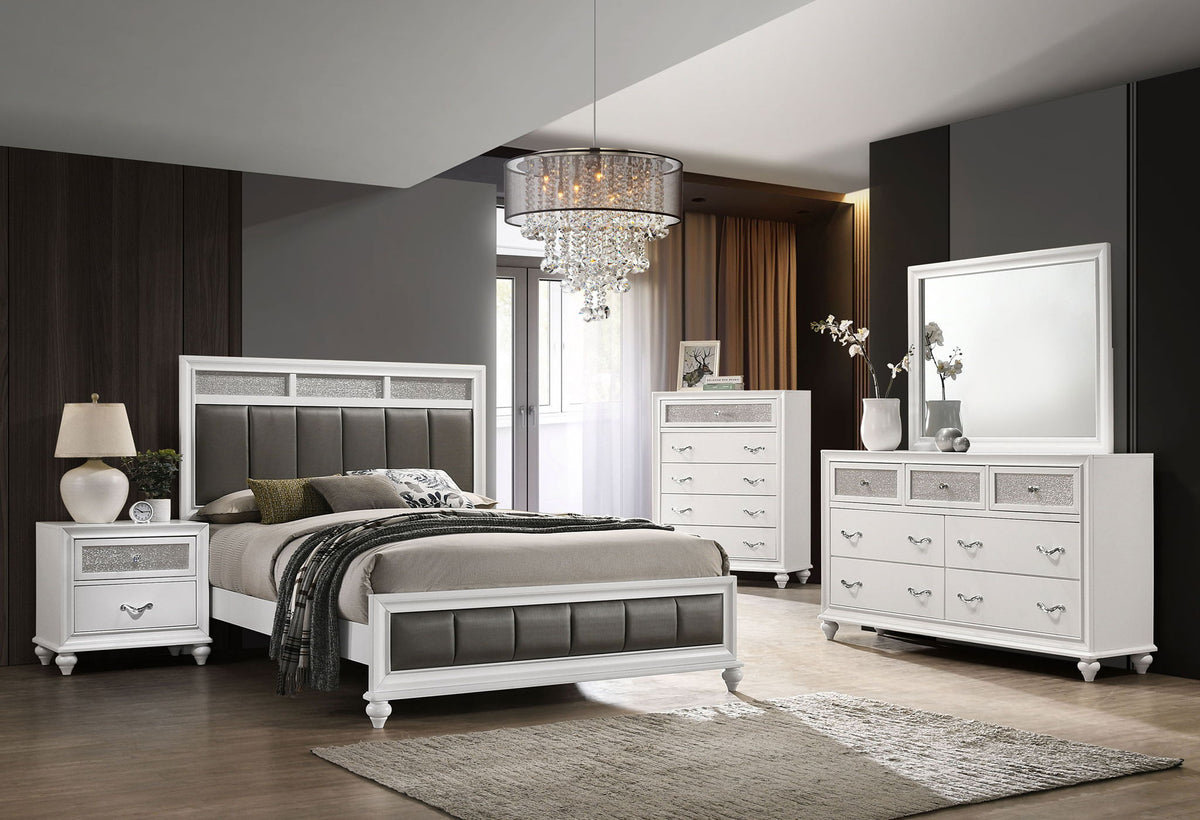 Barzini 5-piece Queen Bedroom Set White by Unique Piece Furniture