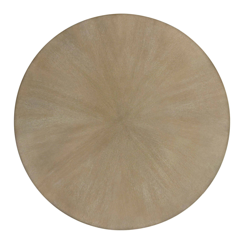 Round Coffee Table With Solid Veneer Top by Unique Piece Furniture