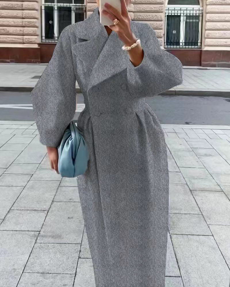 Vintage Court Lantern Sleeves Large Lapel Jacket by Social Buzz eSIMs