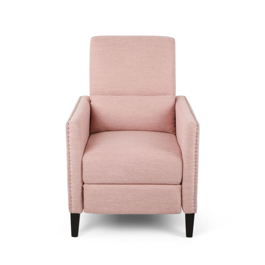 Kiersten - Contemporary Fabric Pushback Recliner by Unique Piece Furniture