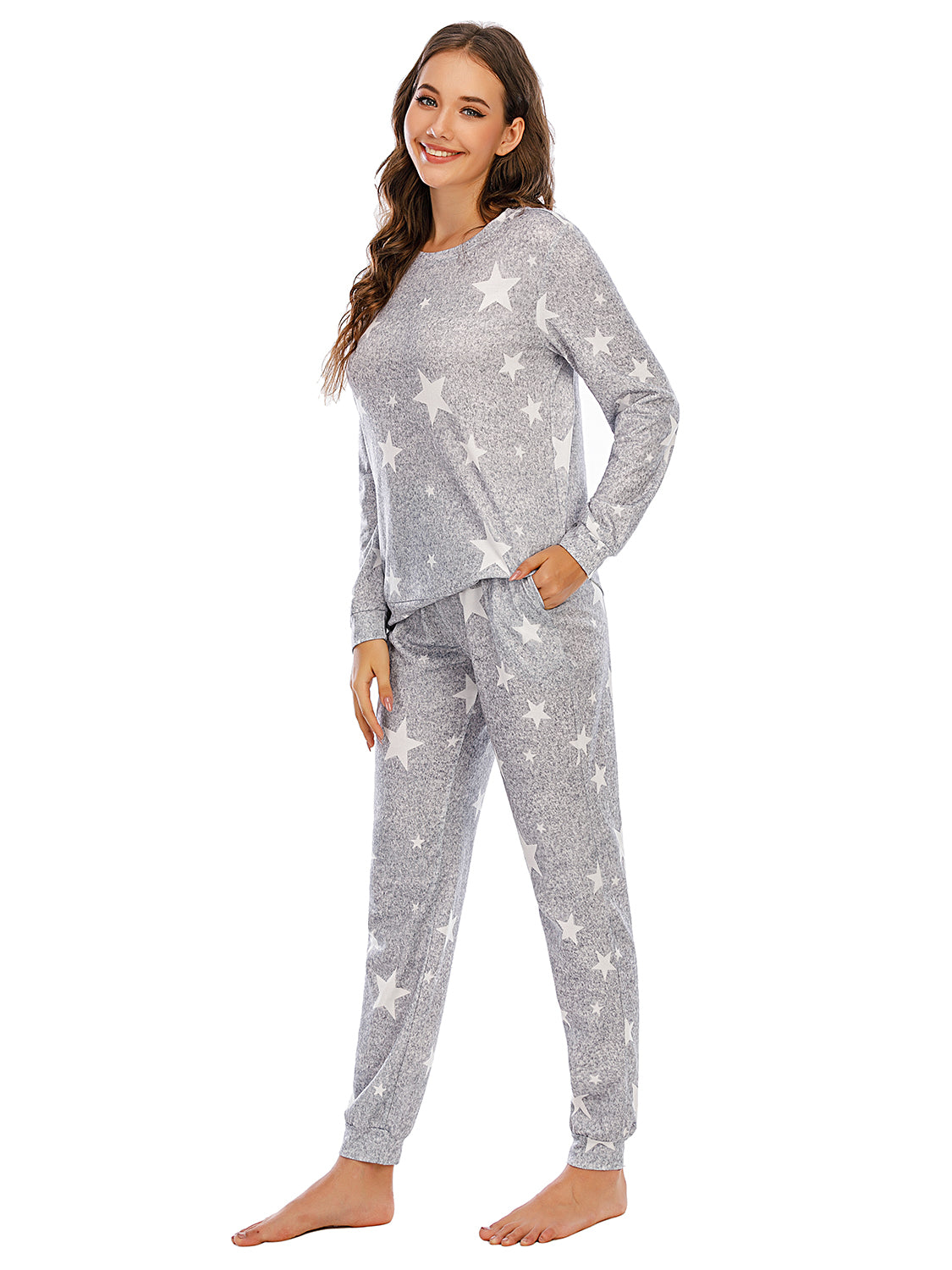 Star Top and Pants Lounge Set by Wild and Free Boutique