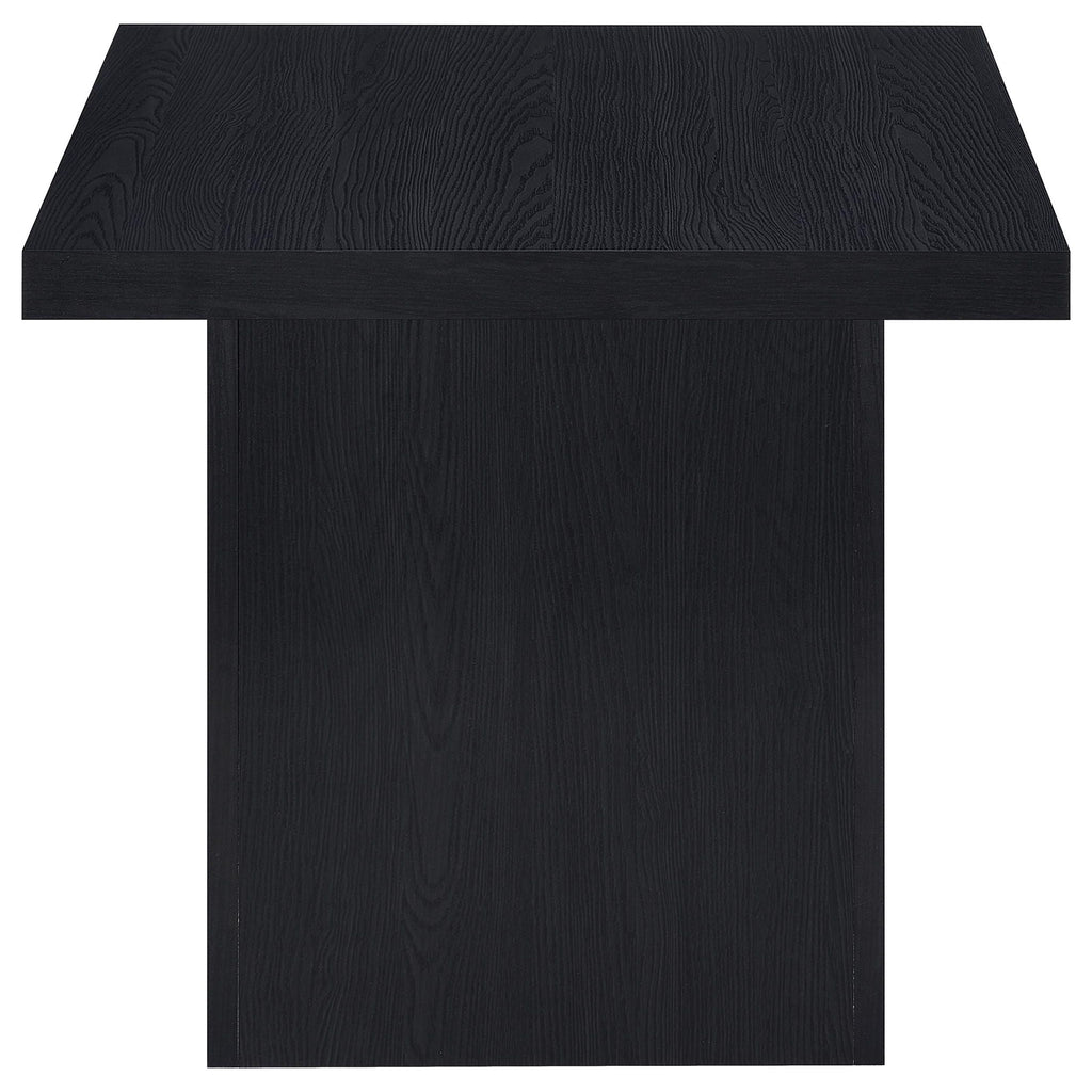 Max 2-piece Rectangular Coffee and End Table Set Black by Unique Piece Furniture