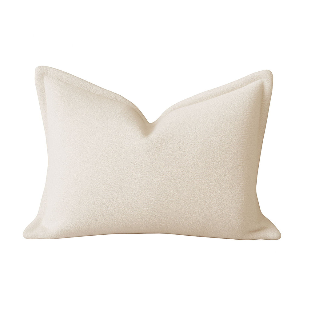 Homey Cozy - Comfort Textured Throw Pillow - Ivory by Unique Piece Furniture