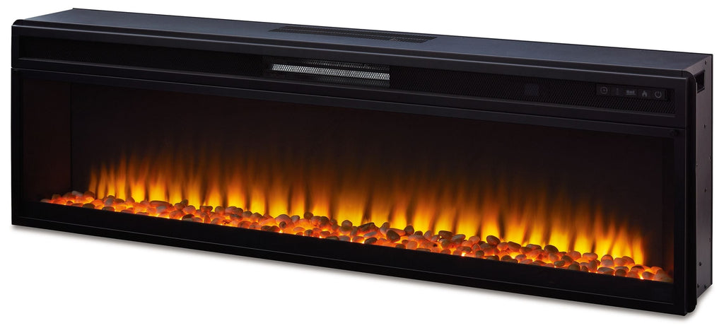 Entertainment Accessories - Wide Fireplace Insert - Black by Unique Piece Furniture