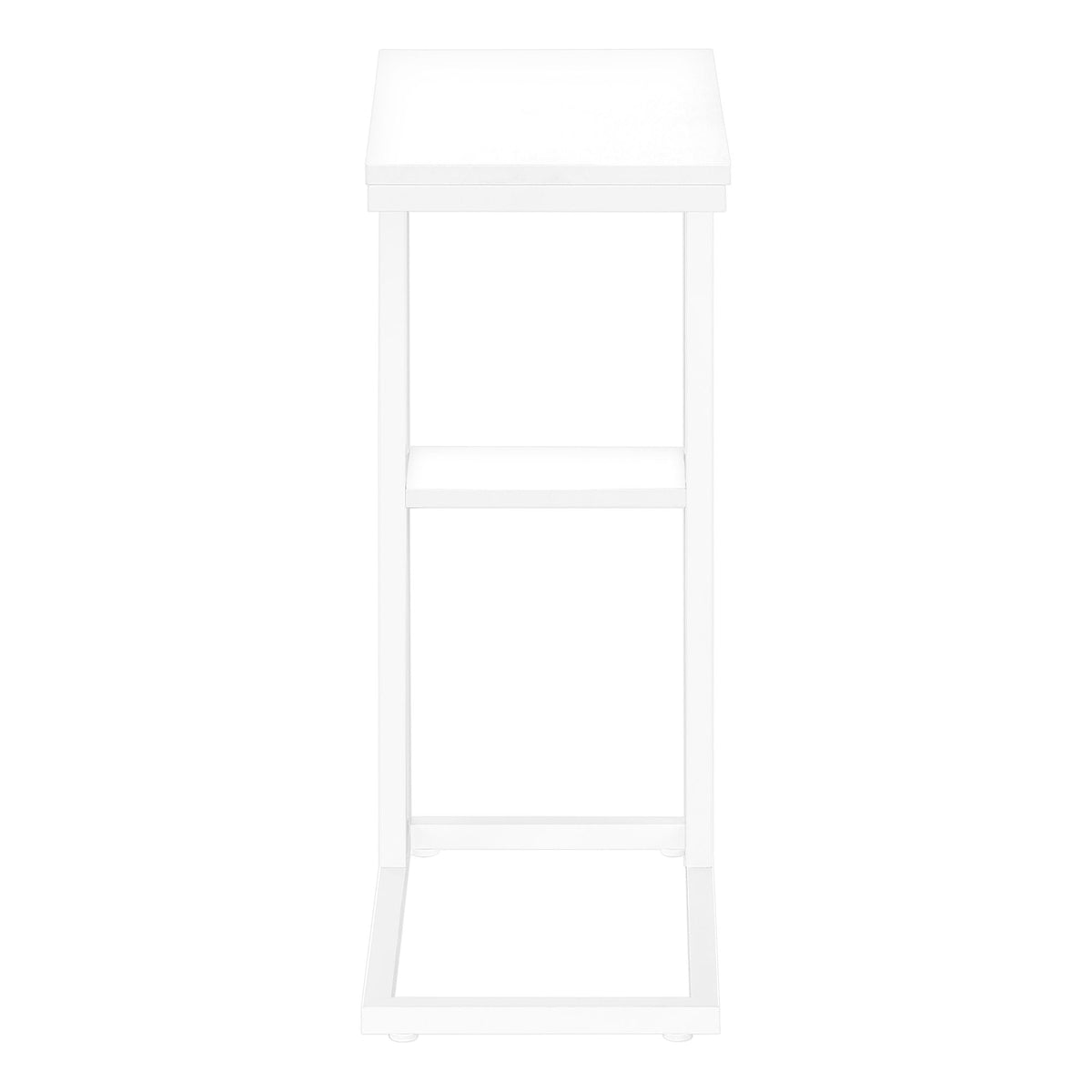 Accent Table, C - Shaped, Marble Look Contemporary & Modern Convenient Design by Unique Piece Furniture