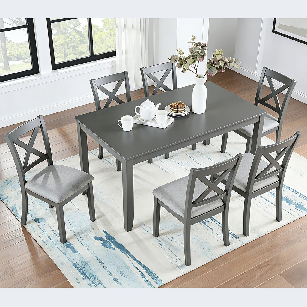 Kitchen Dining Set, Rectangular Dining Table by Unique Piece Furniture