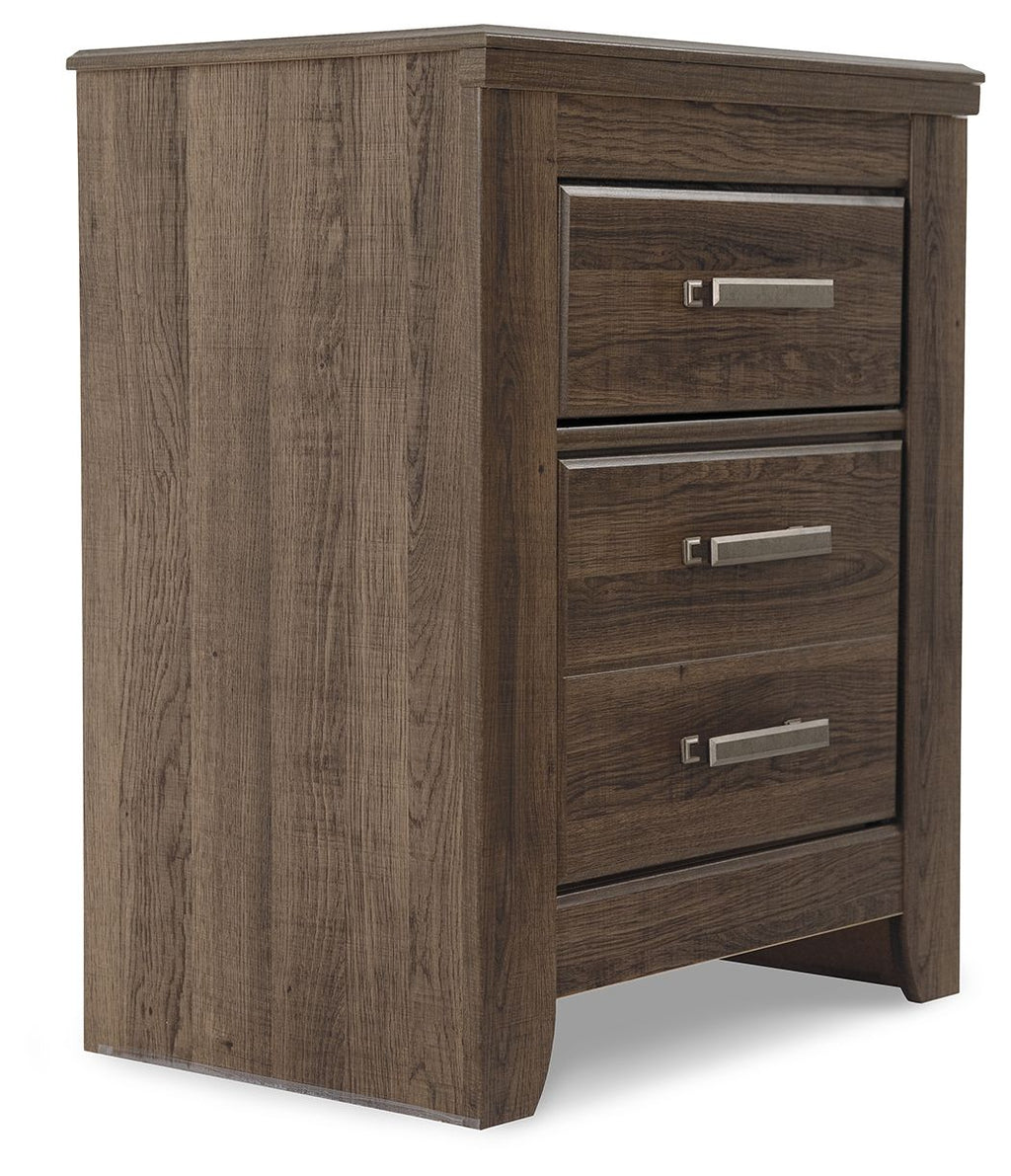 Juararo - Two Drawer Night Stand - Dark Brown by Unique Piece Furniture